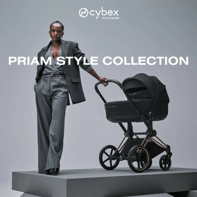 CYBEX PRIAM Fold Lux Carry Cot - Style Collection Coconut Brown