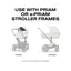 CYBEX PRIAM Fold Lux Carry Cot - Style Collection Off White on Luna Baby Store Miami