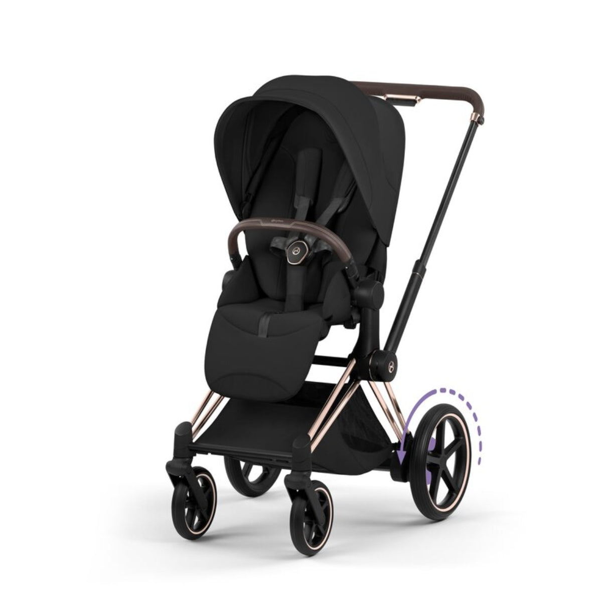 CYBEX e-PRIAM Stroller Frame - Style Collection Rosegold