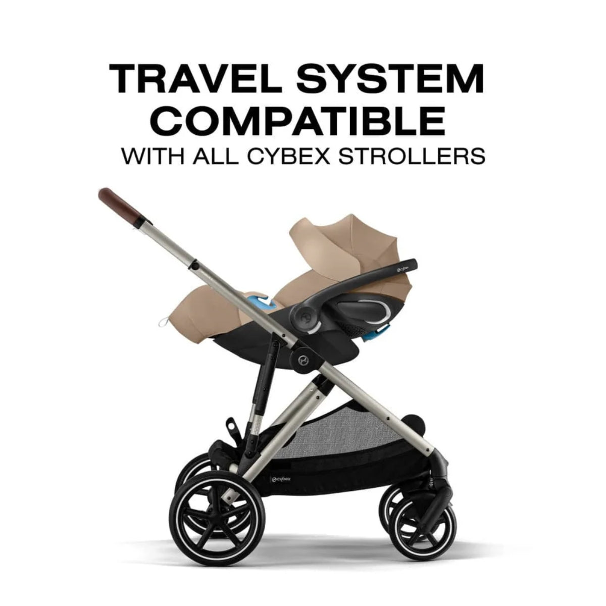 Cadeirinha de Carro Infantil CYBEX Cloud G Pro Comfort Extend - Amêndoa Bege