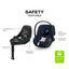Cadeirinha de Carro Infantil Extensão de Conforto CYBEX Cloud G ProComfort Extend - Azul Oceano