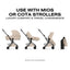CYBEX MIOS/COYA Fold Lux Carry Cot Style Collection - Cozy Beige on Luna Baby Store Miami