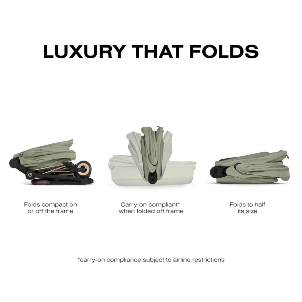 Moisés Infantil Cybex Mios/Coya Fold Lux Style Collection Sage Green

 on Luna Baby Store Miami