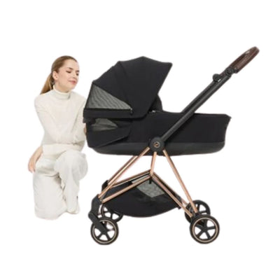 Moisés Infantil Cybex Mios/Coya Fold Lux Style Collection Sepia Black

