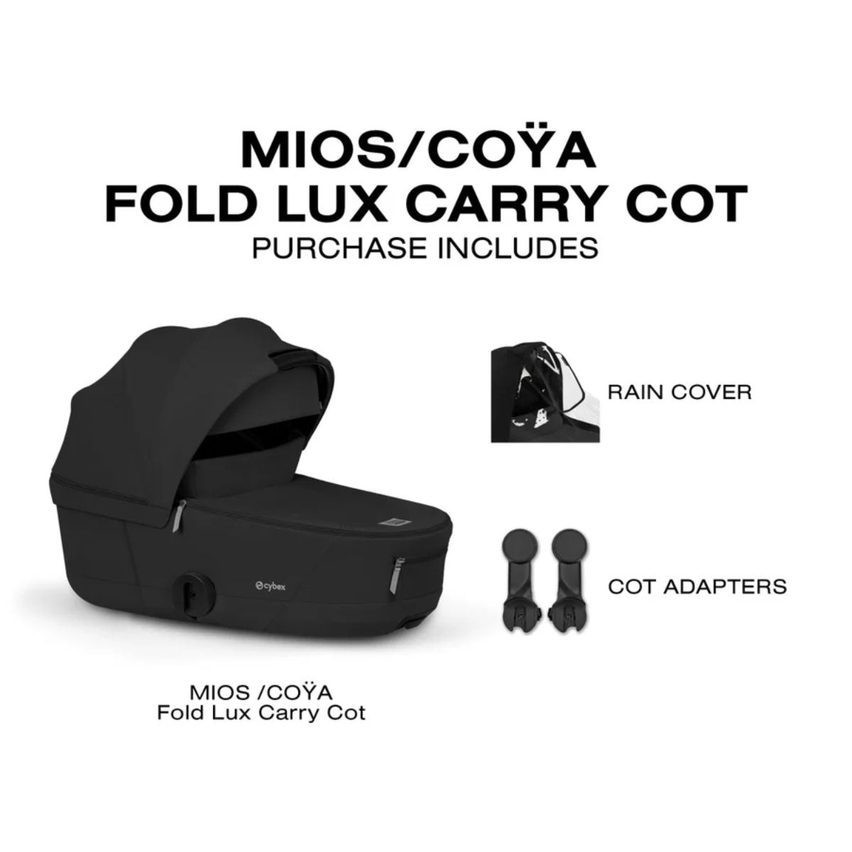 Moisés Infantil Cybex Priam Fold Lux Sepia Black

 on Luna Baby Store Miami