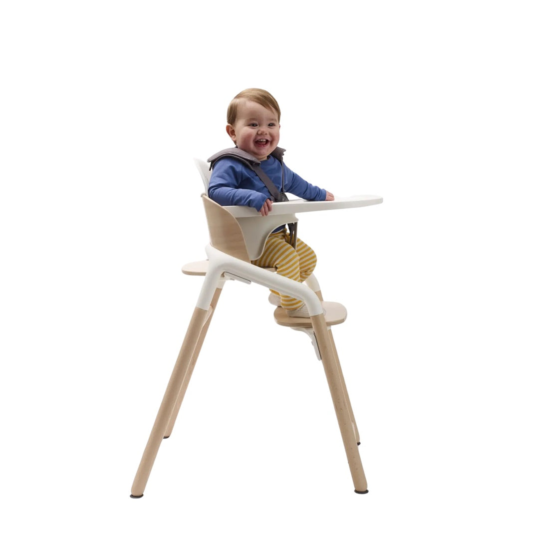Cadeirinha de Alimentação Bugaboo Giraffe Warm Wood/ Gray on Luna Baby Store Miami