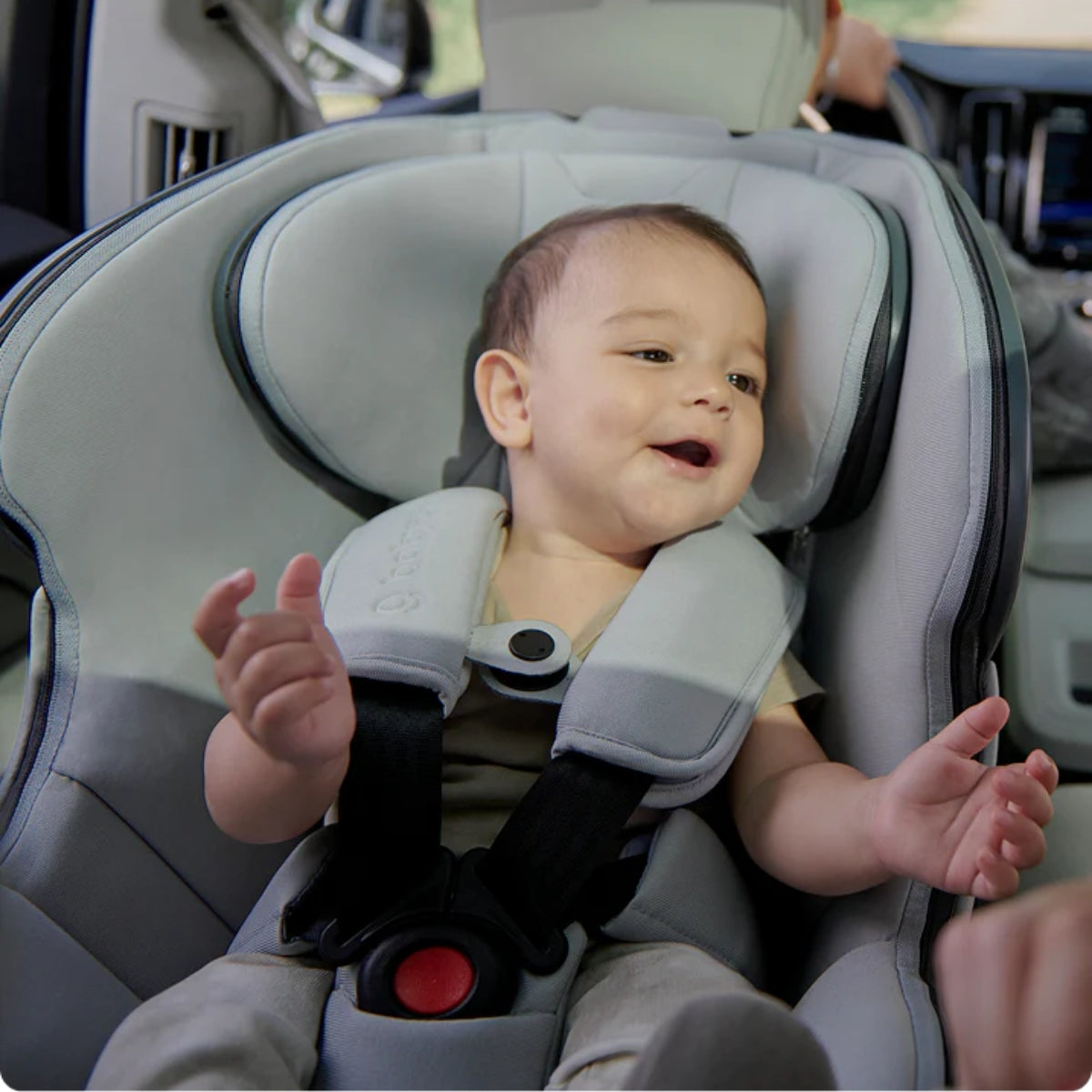 Babyark Smart Convertible Car Seat Charcoal Grey / Glacier Ice on Luna Baby Store Miami