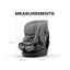 CYBEX Callisto G 360 Select Rotating All-in-One Convertible Car Seat Grey