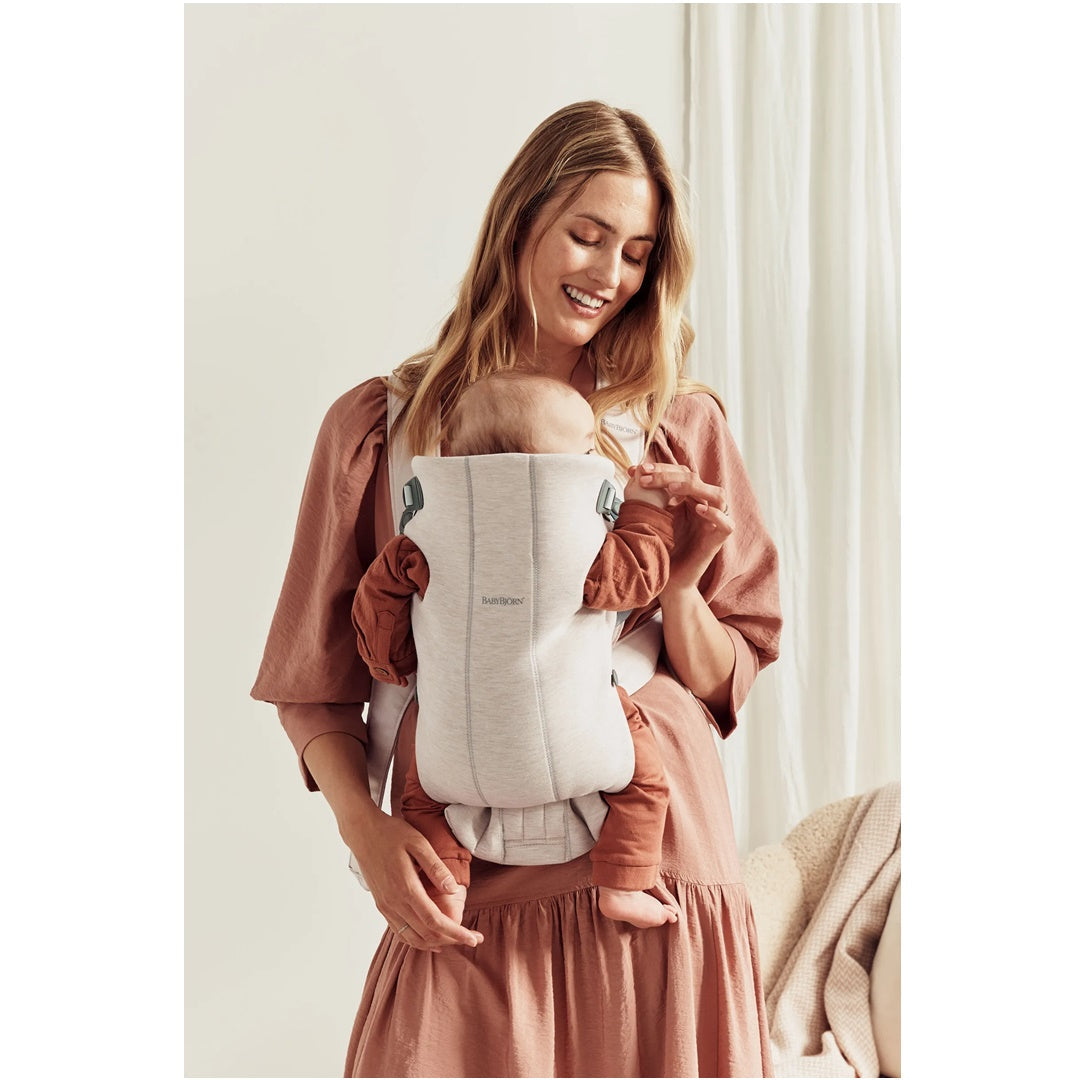 BabyBjörn Baby Carrier Mini 3D Jersey - Light Beige