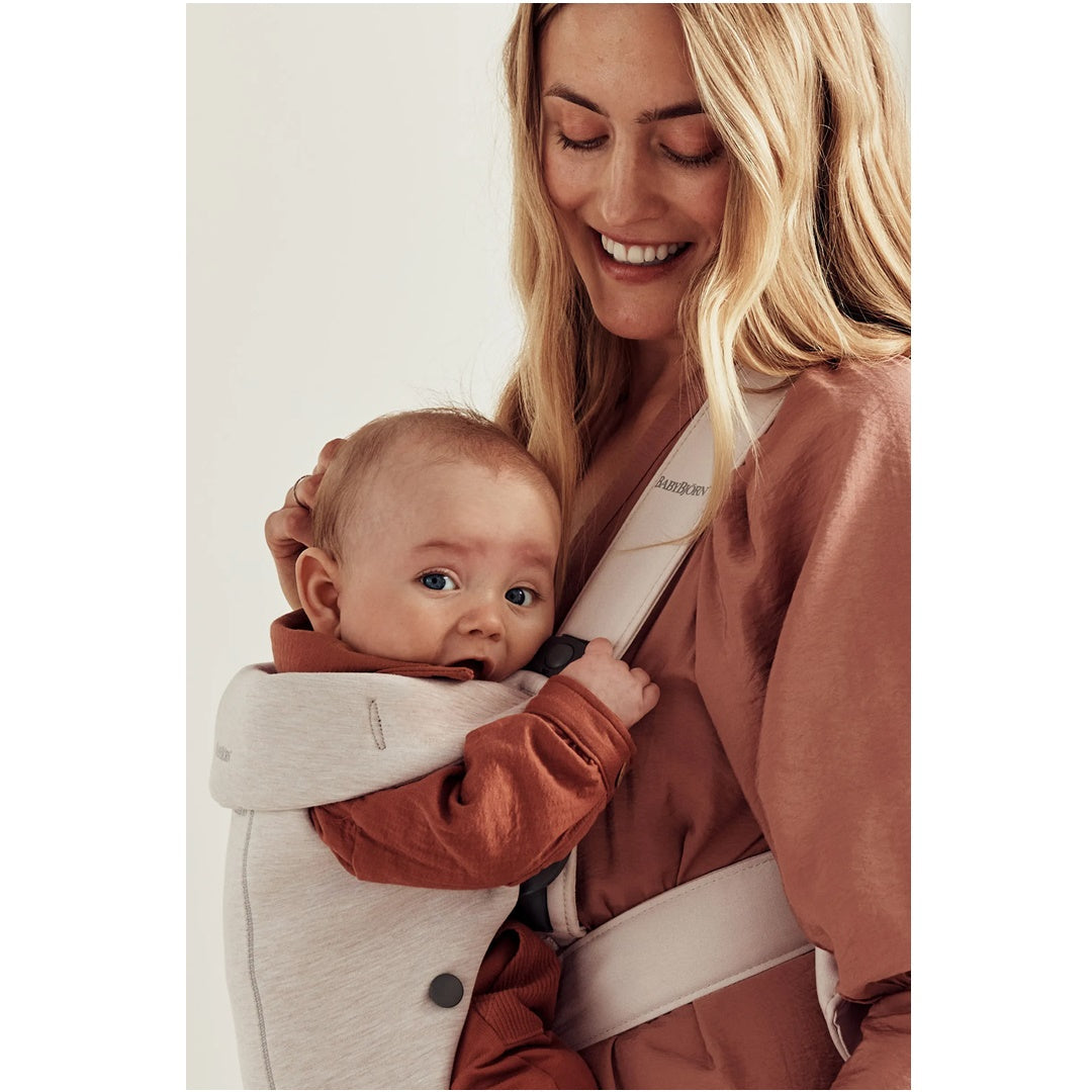 BabyBjörn Baby Carrier Mini 3D Jersey - Light Beige