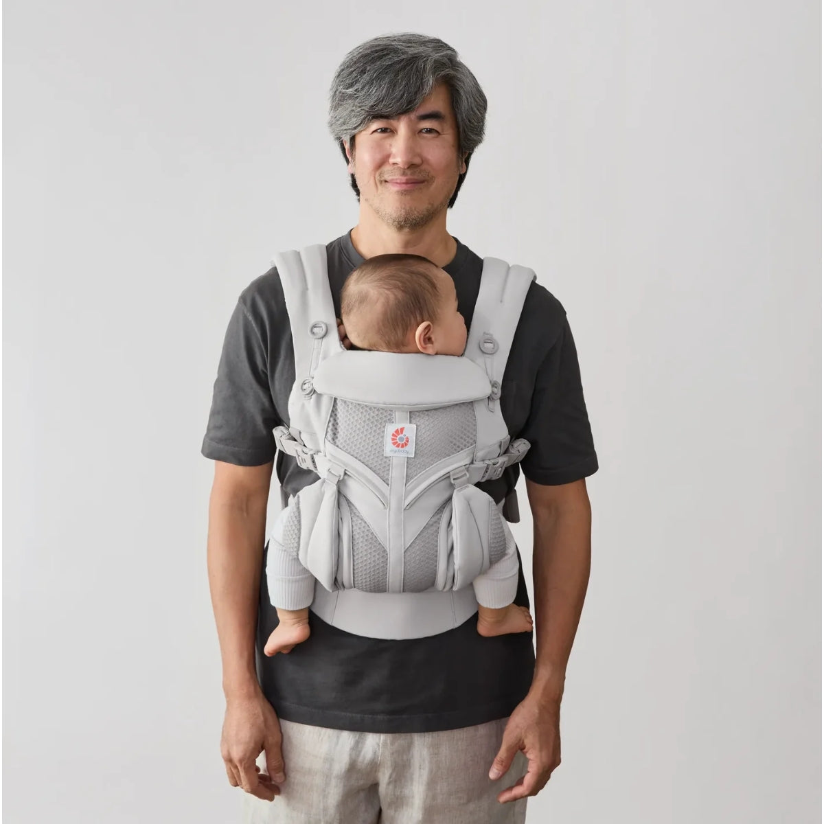 Ergobaby Omni Classic Mesh Baby Carrier - Pearl Grey