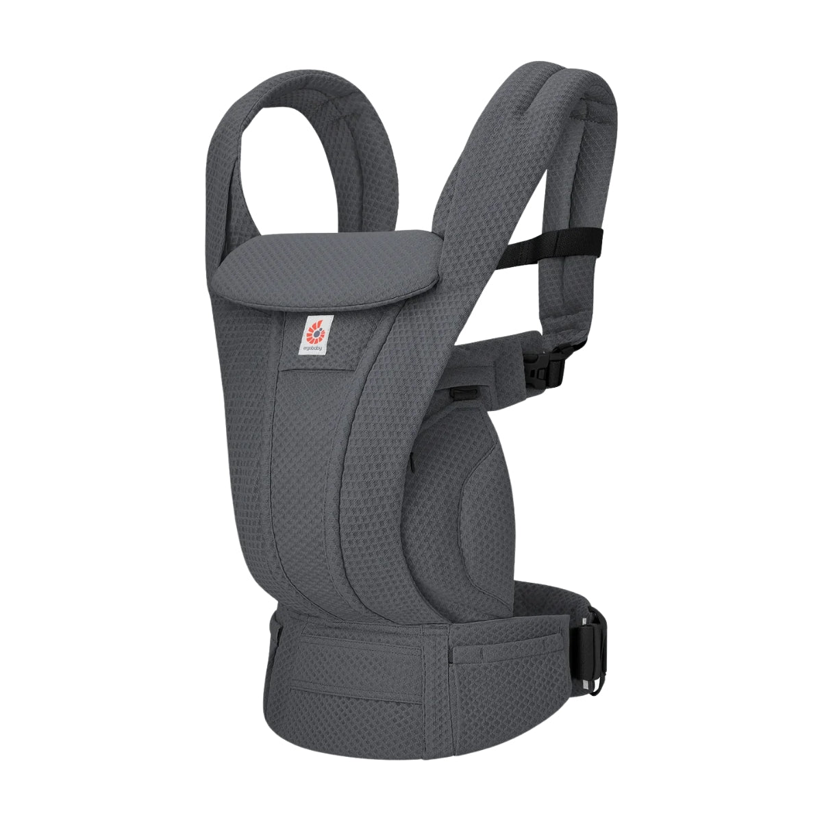 Ergobaby Omni Deluxe Mesh Baby Carrier - Graphite Grey on Luna Baby Store Miami