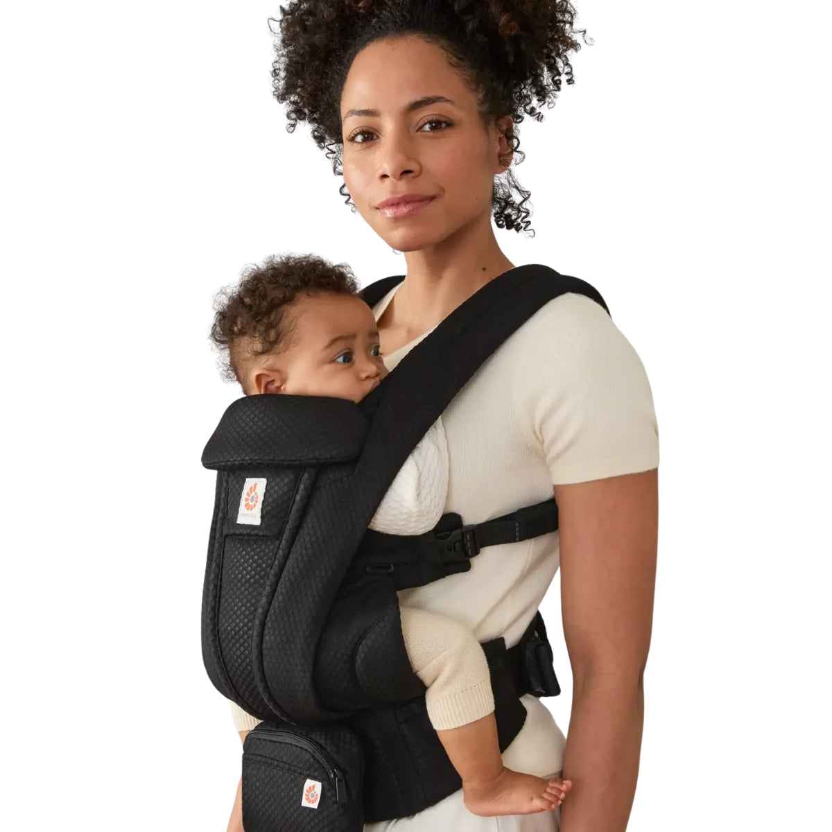 Ergobaby Omni Deluxe Mesh Baby Carrier - Onyx Black on Luna Baby Store Miami