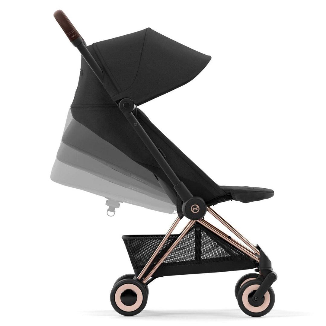 Carrinho De Bebê Cybex Coya Matt Black Cozy Beige - Cybex Babytunes