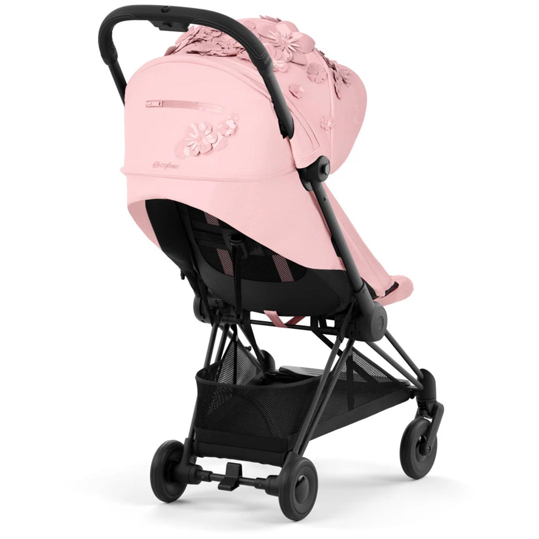 Carrinho De Bebê Cybex Coya Simply Flowers Matt Black Blush