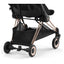 Carrinho De Bebê Cybex Coya Simply Flowers Matt Black Blush