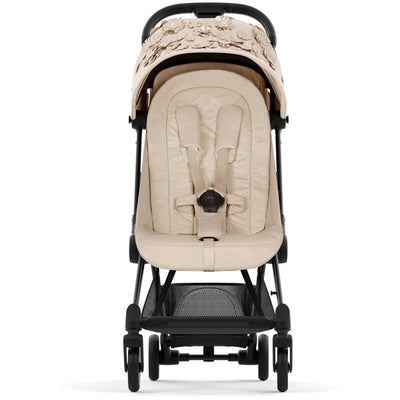 Carrinho De Bebê Cybex Coya Simply Flowers Matt Black Beige