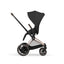 Cybex E-Priam Stroller - Comfort Collection Rose Gold/Brown Frame/ Sepia Black Lux Seat Pack on Luna Baby Store Miami