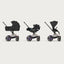 Cybex E-Priam Stroller - Comfort Collection Rose Gold/Brown Frame/ Sepia Black Lux Seat Pack on Luna Baby Store Miami