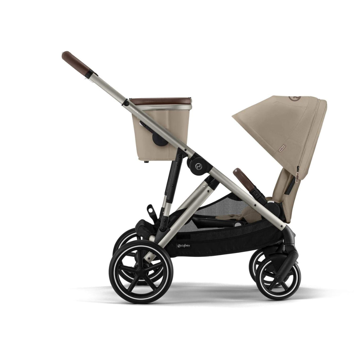 Carrinho De Bebê Cybex Gazelle S Almond Beige (Taupe Frame)