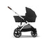 Carrinho De Bebê Cybex Gazelle S Moon Black (Silver Frame)