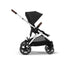 Carrinho De Bebê Cybex Gazelle S Moon Black (Silver Frame)