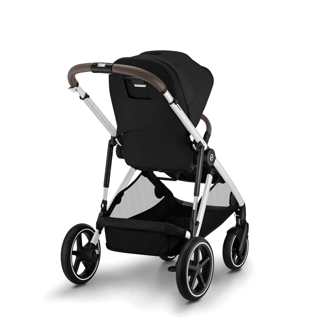 Carrinho De Bebê Cybex Gazelle S Moon Black (Silver Frame)