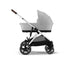 Carrinho De Bebê Cybex Gazelle S Lava Grey (Silver Frame) - Cybex Babytunes