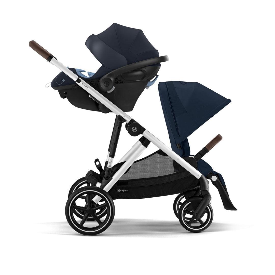 Carrinho De Bebê Cybex Gazelle S Ocean Blue (Silver Frame) - Cybex Babytunes