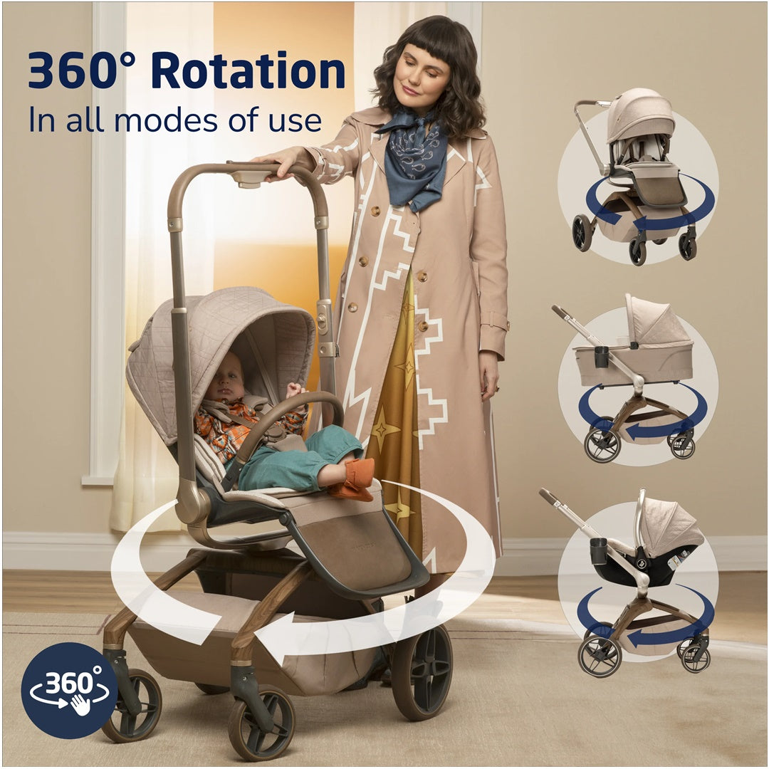 Carrinho de Bebê Modular 360° Maxi-Cosi Tana Natural Heritage