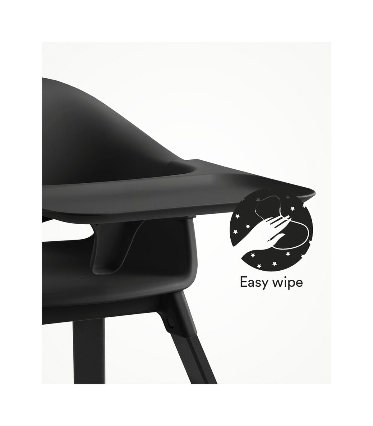 Stokke Clikk High Chair - Midnight Black - Luna Baby Store Miami