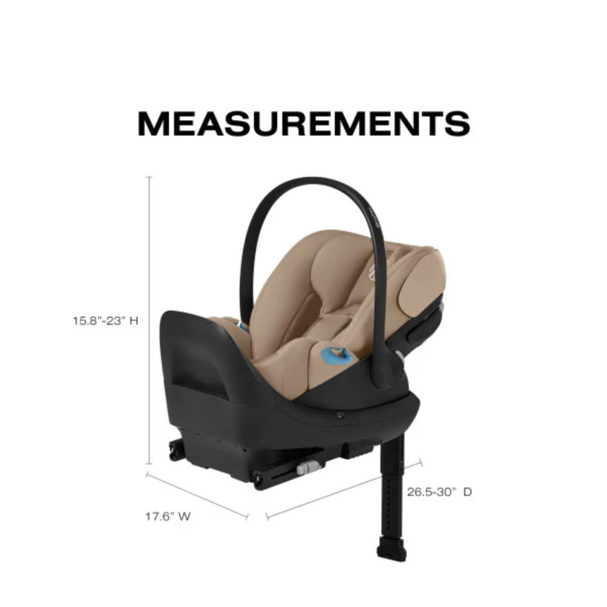 Cadeirinha de Carro Infantil CYBEX Cloud G Pro Comfort Extend - Amêndoa Bege