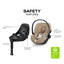 Cadeirinha de Carro Infantil CYBEX Cloud G Pro Comfort Extend - Amêndoa Bege