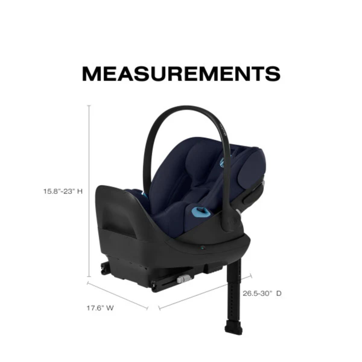 Cadeirinha de Carro Infantil Extensão de Conforto CYBEX Cloud G ProComfort Extend - Azul Oceano