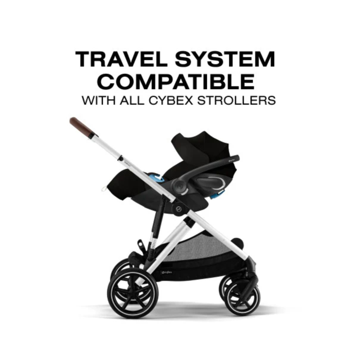 Cadeirinha de Carro Infantil CYBEX Cloud G Pro Comfort Extend - Lua Preta