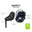 Cadeirinha de Carro Infantil Extensão de Conforto CYBEX Cloud G ProComfort Extend - Azul Oceano