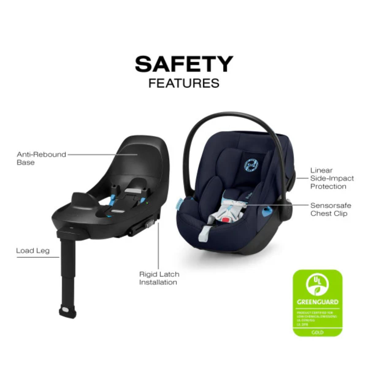 Cadeirinha de Carro Infantil Extensão de Conforto CYBEX Cloud G ProComfort Extend - Azul Oceano