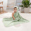 Comfy Cubs Baby Hooded Towels 2 Pack - Sage
