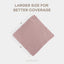 Comfy Cubs Hooded Baby Towel 2 pack 100% Muslin Cotton - Mauve And Blush on Luna Baby Store Miami