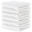 Comfy Cubs Muslin Baby Washcloths, Soft 10"x10" Cotton - White on Luna Baby Store Miami