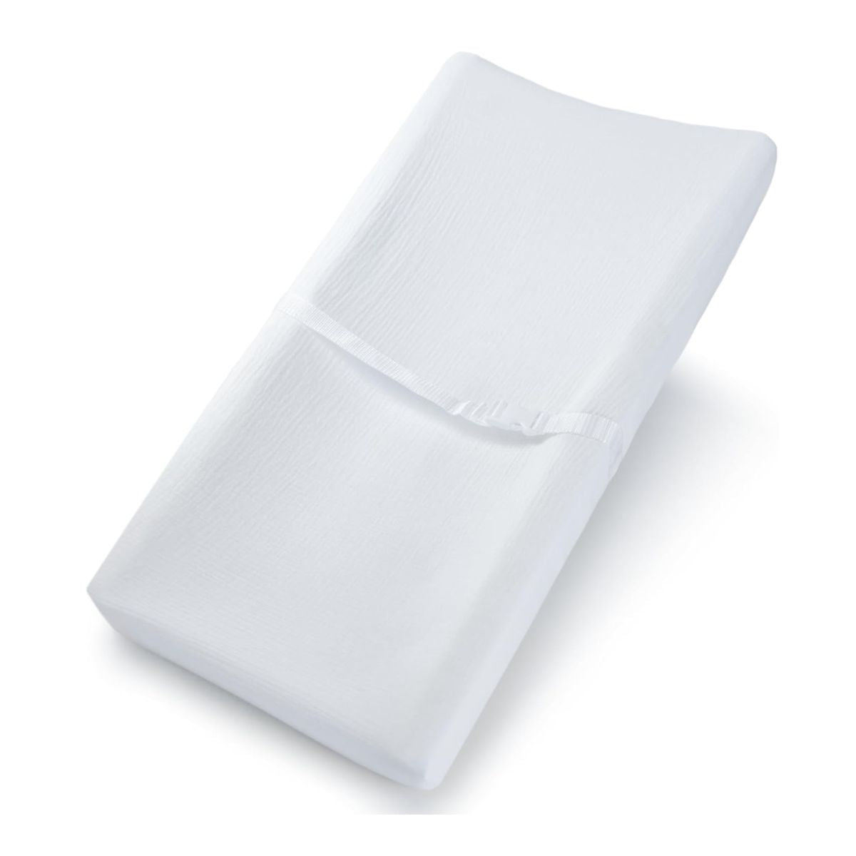 Comfy Cubs Muslin Fitted Changing Pad Cover Universal Fit - White