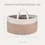 Comfy Cubs Rope Diaper Caddy - Blush