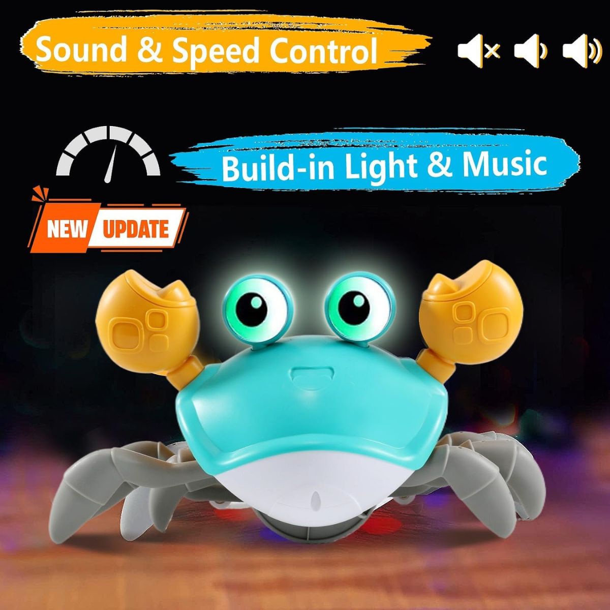 Brinquedo Musical Caranguejo Rastejante Control Future