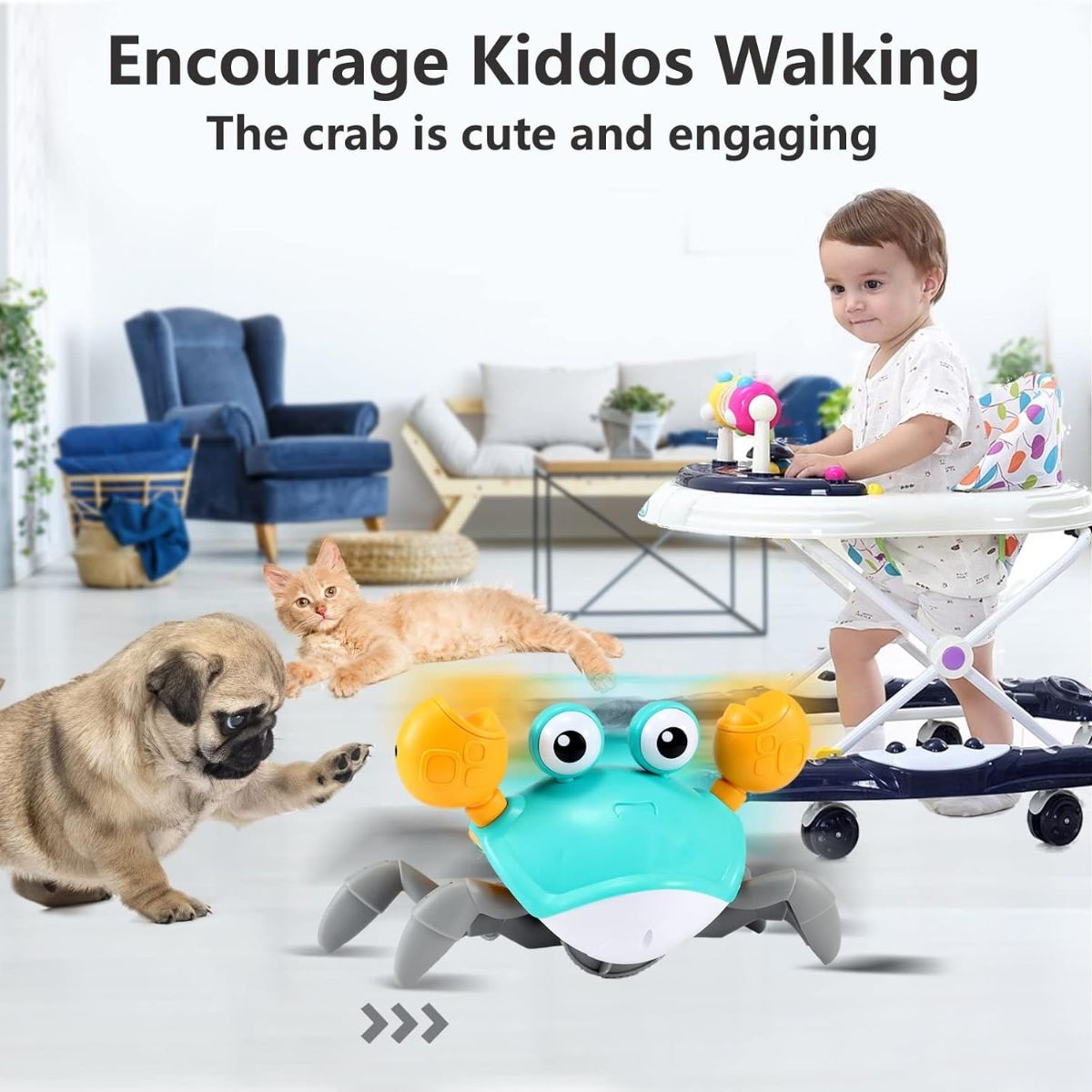 Brinquedo Musical Caranguejo Rastejante Control Future on Luna Baby Store Miami