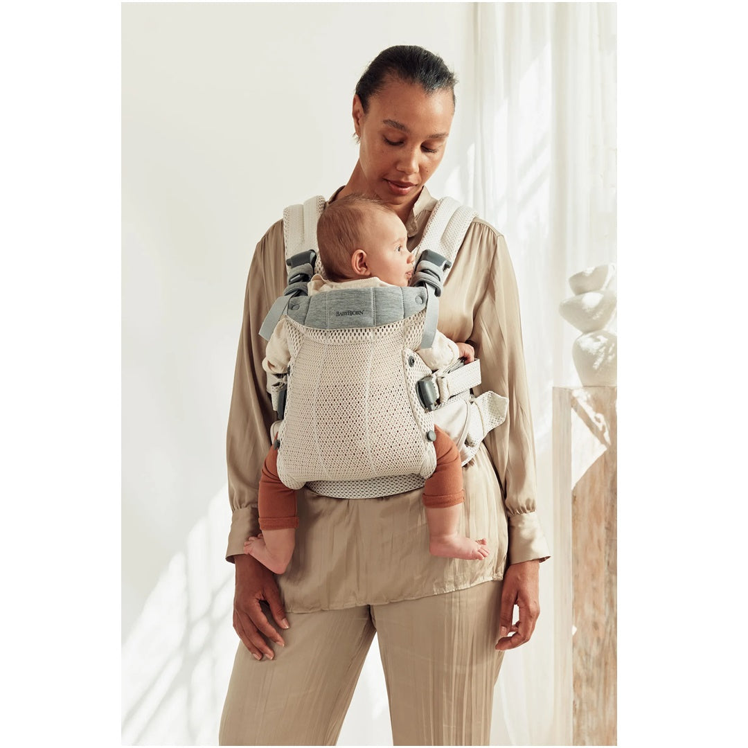 Canguru BabyBjörn Harmony 3D Mesh Cream – Luna Baby Store Miami