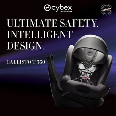 Cybex Callisto T 360 Rotating All-in-One Convertible Car Seat City Grey