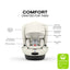 Cybex Callisto T 360 Rotating All-in-One Convertible Car Seat Off White on Luna Baby Store Miami