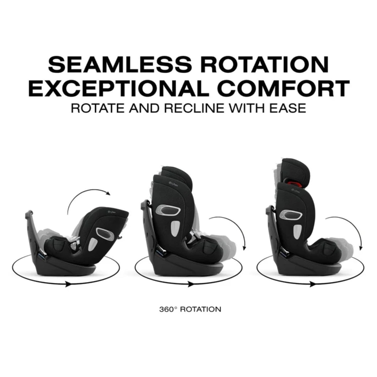 Cybex Callisto T 360 Rotating All-in-One Convertible Car Seat Sepia Black