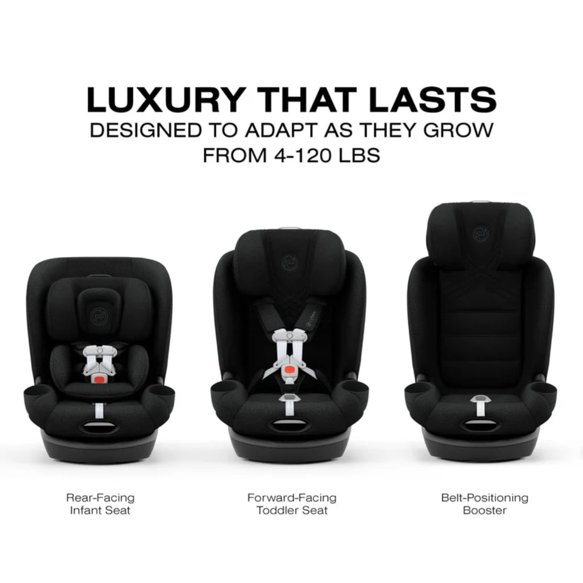 Cybex Callisto T 360 Rotating All-in-One Convertible Car Seat Sepia Black