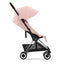 Cybex Coya Compact Stroller - Chrome / Dark Brown / Peach Pink